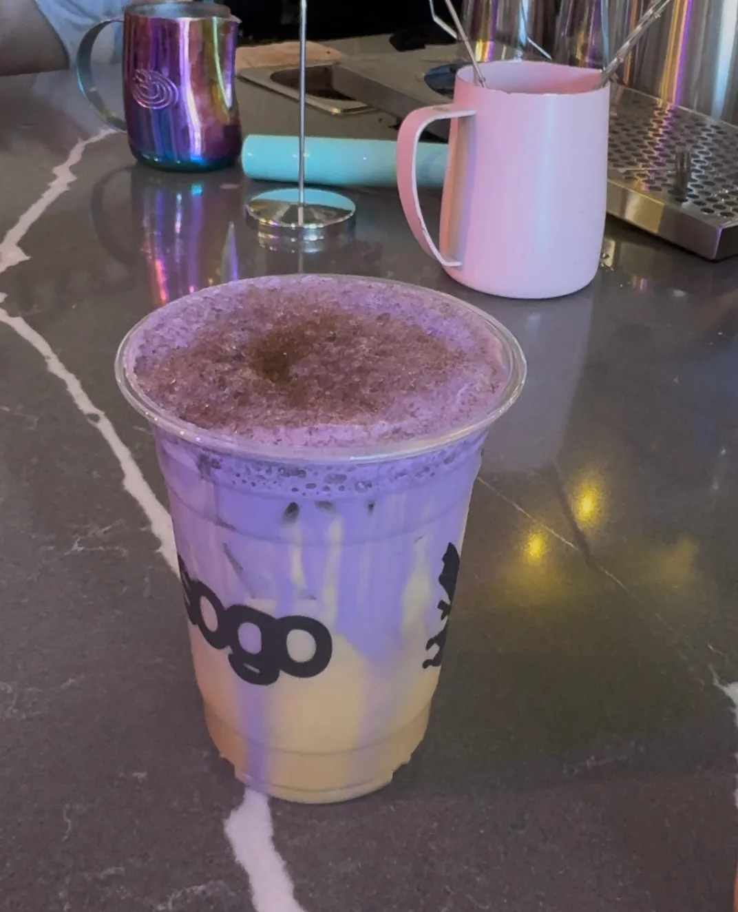 Our fall menu is here. Start with the Fall-Ube Yourself Latte, already a top seller. Plus Apple Spice, Cinnamon-Roll Crème Brûlée, Pancake Maple and Apple Chai.